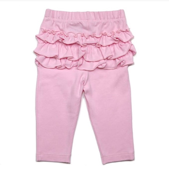 baby girl ruffle bottom pants